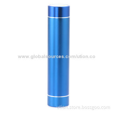 Cute 2,600mAh Power Bank/Emergency Charger for Mobile Phones with Free Samples and Logo